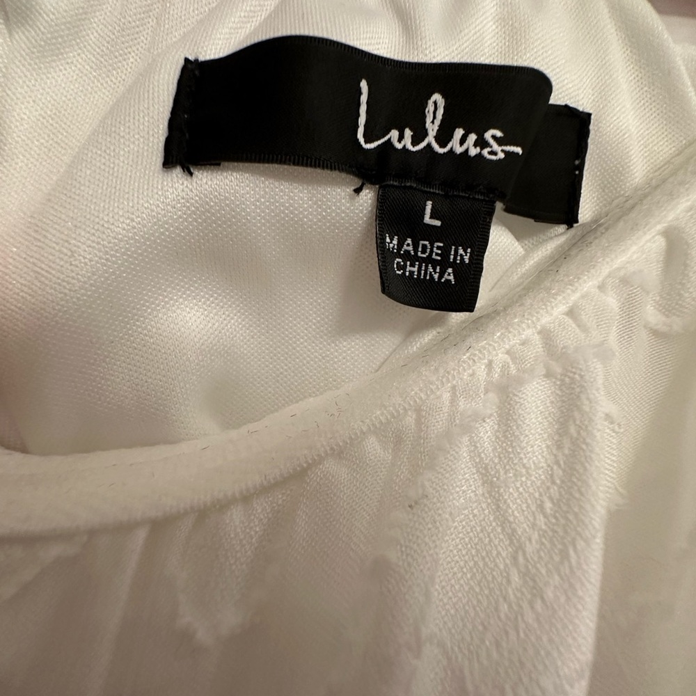 Lulu’s Floral Ruffled Strapless Mini Dress - Picture 4 of 8